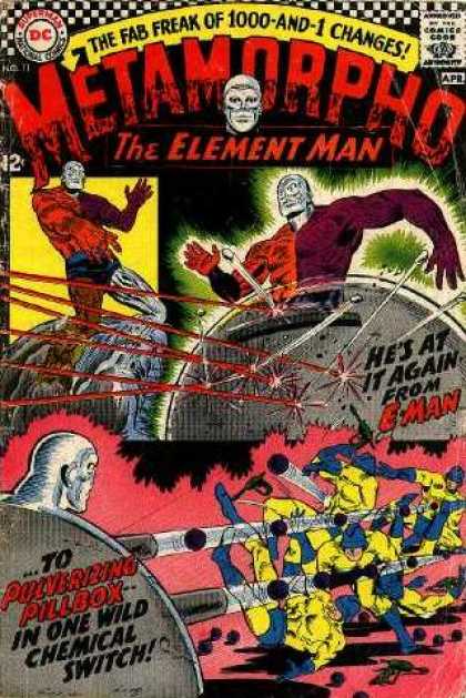 Metamorpho 11 - Fab Freak - 1000-and-1 Changes - Element Man - Pulverizing Pillbox - E-man