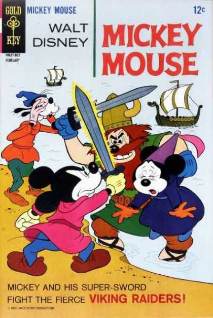 Mickey Mouse 116 - Gold Key - Walt Disney - Viking Raiders - Super Sword - Goofy