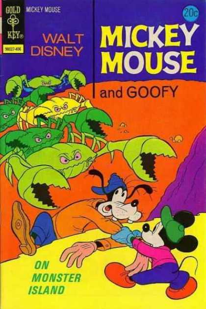 Mickey Mouse 149 - Disney - Mickey - Goofy - Monster Island - Gold Key Comic