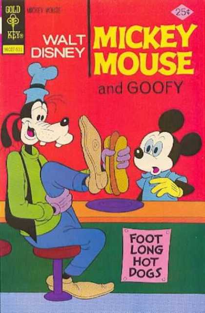Mickey Mouse 160 - Goofy - Walt Disney - Gold Key - Foot - Hot Dogs