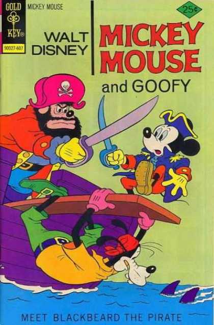 Mickey Mouse 164 - Goofy - Pirates - Meet Blackbeard The Pirate - Sharks - Walk The Plank