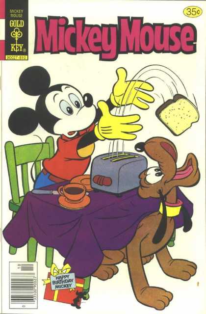 Mickey Mouse 188 - Dog - Bread - Toaster - Chair - Knife