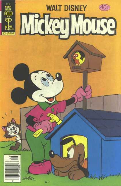 Mickey Mouse 196 - Bird House - Dog House - Hammer - Cat - Fence