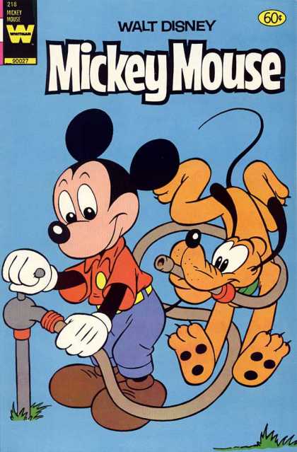 Mickey Mouse 218 - Walt Disney - Mouse - Pluto - Hose - Prank