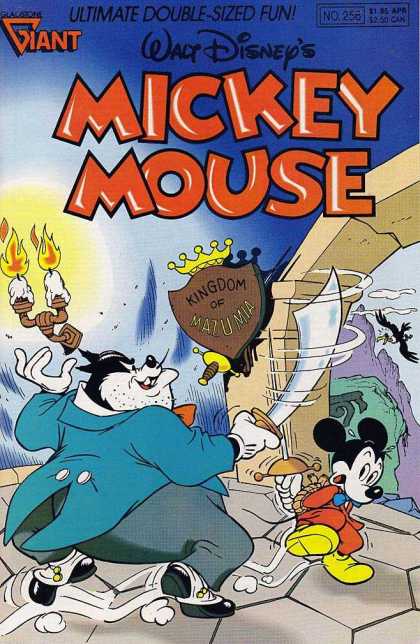 Mickey Mouse 256 - Kingdom Of Mazuma - Candles - Sword Fight - Stone Floor - Giant