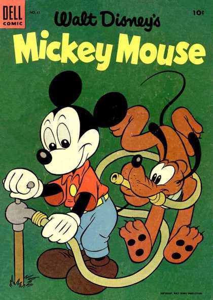 Mickey Mouse 41 - Pluto - Walt Disney - Water - Hose - Faucet