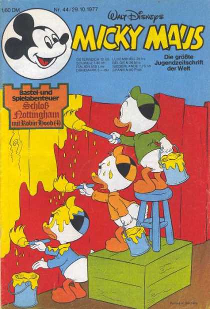 Micky Maus 1141 - German - Disney - Huey - Dewey - Louie