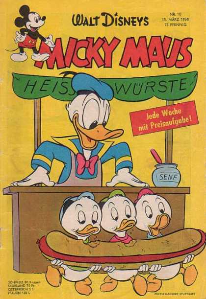 Micky Maus 116 - Disney - Mickey Mouse - Donald Duck - Giant Hotdog