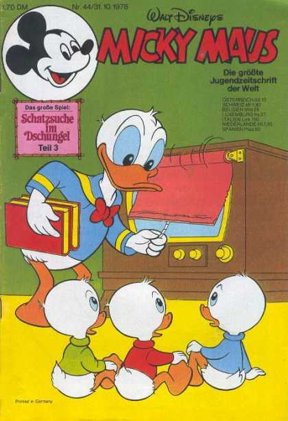 Micky Maus 1194 - Jugendzeitschrift Der Welt - Schatzsuche Im Dschungel - Tell 3 - Das Grobe Spiel - Printed In Germany