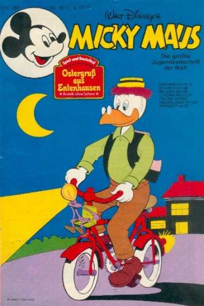 Micky Maus 1218 - Walt Disneys - Volt - House - Moon - Road