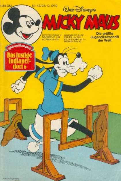 Micky Maus 1245 - Walking Dog - Big Animal - Long Nose - Old Comic - Favorite Character