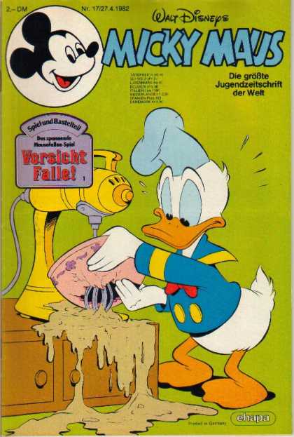 Micky Maus 1348 - Walt Disneys - Die Grobte Jugendzeitschrift Der Welt - Ehapa - Versicht Falle - Spict