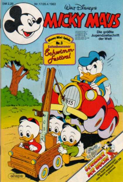 Micky Maus 1400 - Ducks - Wooden Wrecker - Scowling Look - Caps - Dirt Road