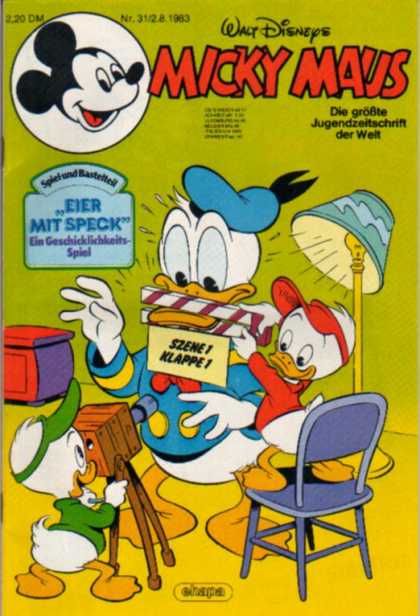 Micky Maus 1414 - Picture - Photo - Camera - Ducks - Donald