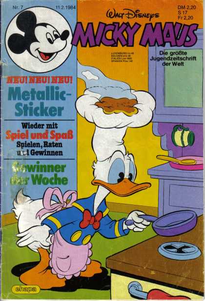 Micky Maus 1442 - Cooking - Smoke - Beak - Spoon - Fry