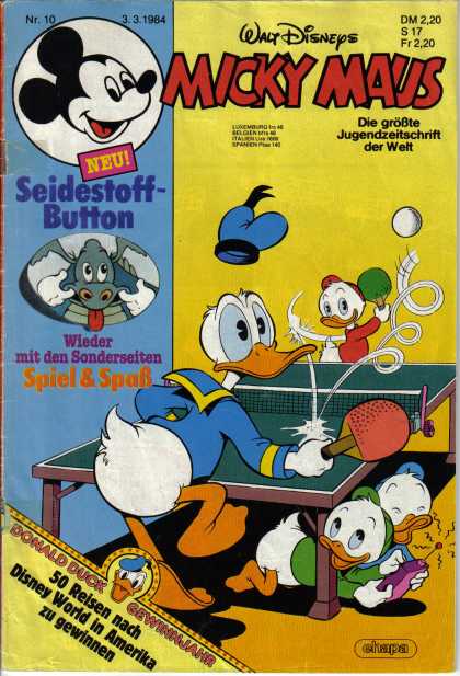Micky Maus 1445 - Ping-pong - Ducks - Daffy Duck - Mickey Mouse - Dragon