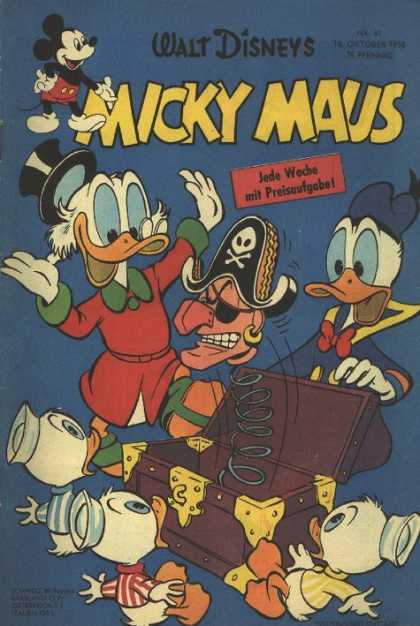 Micky Maus 147 - Duck - Cap - Table - Box - Yellow