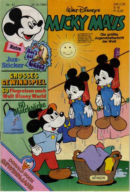 Micky Maus 1478 - Extra - Hols Der Ceser - Download Gewinnjahr - 60 Matchsacke - Grosses Gewinnspiel