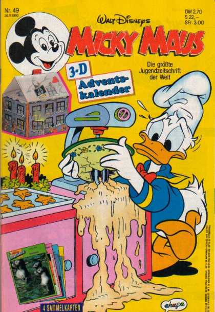 Micky Maus 1782 - Stars - Sticky - Baking - Haunted House - Holidays