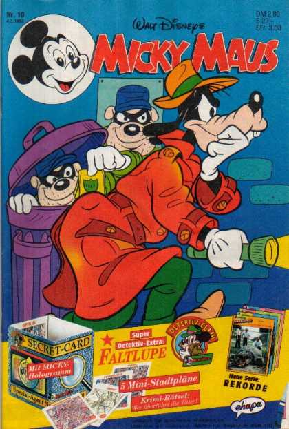 Micky Maus 1796 - Mickey Maus - Mickey Mouse - Dog Detective - Wanted - The Chase