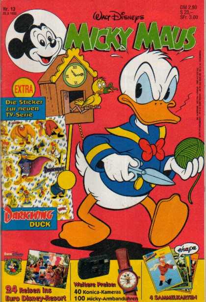 Micky Maus 1799 - Coo Coo Clock - Angry Duck - Mouse Adventures - Duck Tales - Yarn