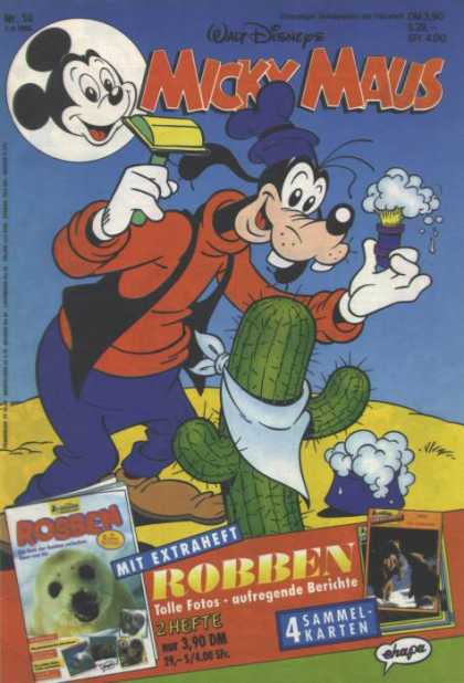 Micky Maus 1800 - Goofy Vs The Cactus - Mickey Brings You - Sponsored By So Cute - Stupid Ugly Disney Dog - Howdy Pokey
