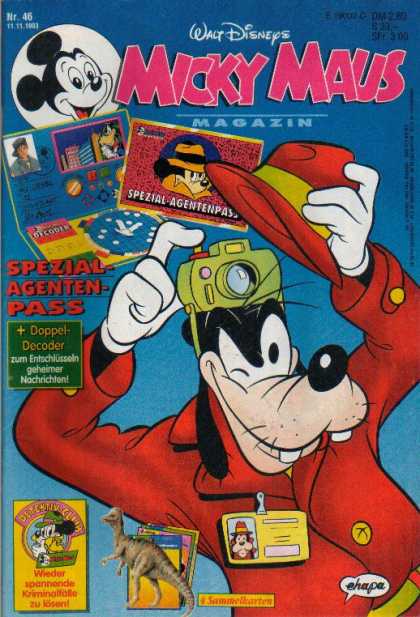 Micky Maus 1832 - Walt Disneys - Spezial Agentenpass - Cap - Magazin - Ehapa