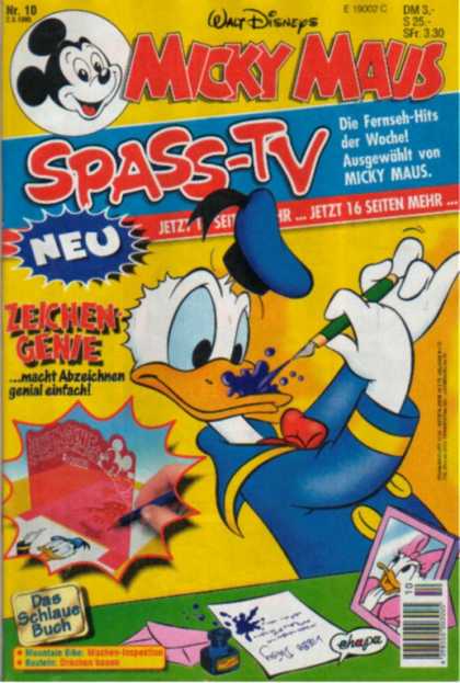 Micky Maus 1901 - Walt Disneys - Spass-tv - Neu - Donald Duck - Pen