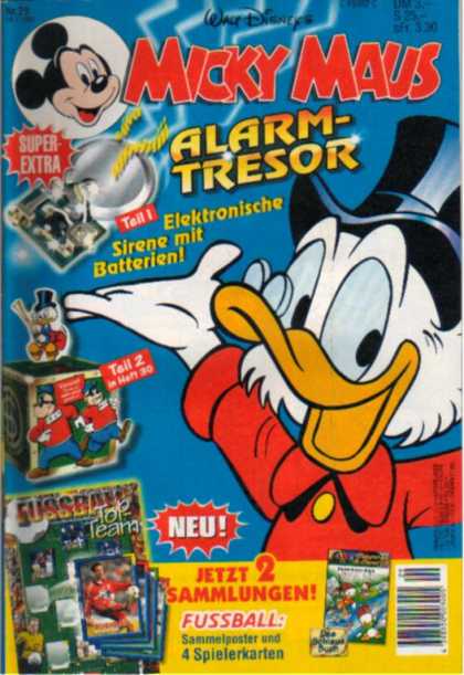 Micky Maus 2027 - Micky Maus - Walt Disney - Disney - Alarm-tresor - Micky