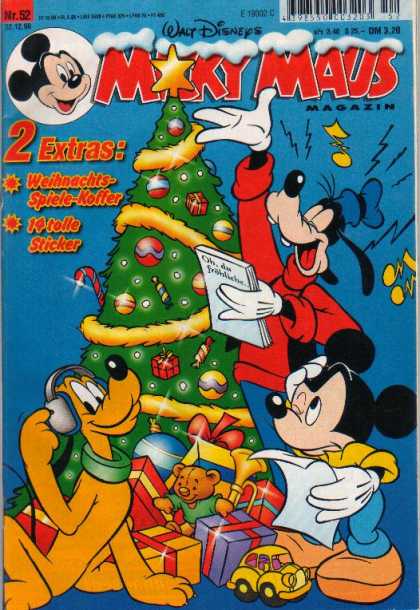 Micky Maus 2103 - Goofy - Christmas Tree - Sticker - Pluto - Singing
