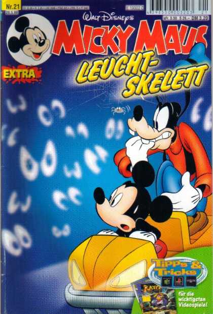 Micky Maus 2124 - Goffy - Eyes - Extra - Spider - Web