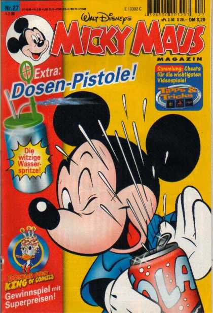 Micky Maus 2130 - Walt Disneys Micky Maus - Micky Maus - Micky Maus Magazin - Dosen Pistole - Micky