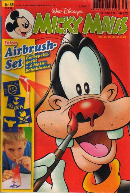 Micky Maus 2138 - Walt Disney - Goofy - Airbrush - Paint - Art