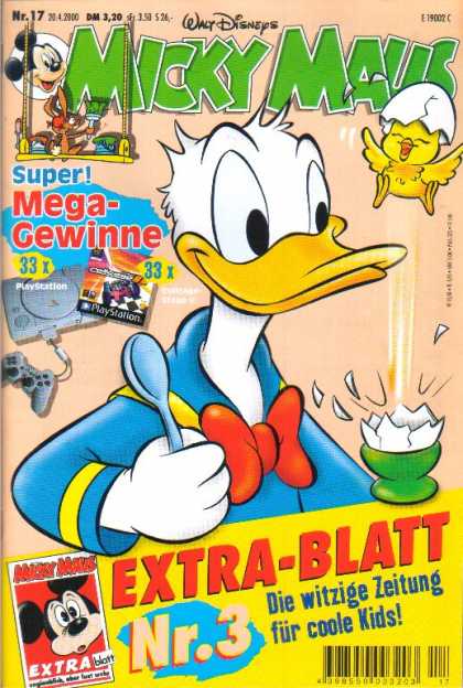 Micky Maus 2172 - Mega-gewinne - Extra-blatt - Die Witzige Zeitung Fur Coole Kids - Donald Duck - Chick