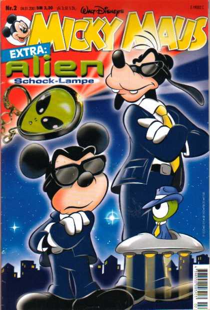 Micky Maus 2209 - Walt Disney - Goofy - Sunglasses - Alien - Spacecraft