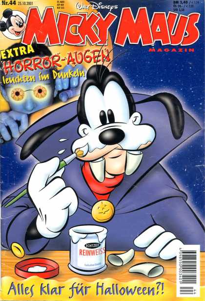 Micky Maus 2252 - Walt Disneys - Horror-augen - Guffy - Paint - Brush