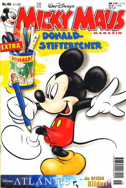 Micky Maus 2254 - Mouse - Pencil - Bottle - Shoes - Hand