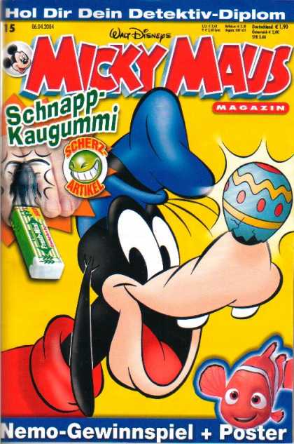 Micky Maus 2381 - Goofy - Easter Egg - Gum - Nemo - Disney