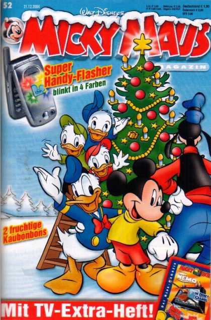 Micky Maus 2418 - Cell Phone - Snow - Christmas Tree - Christmas Decorations - Super Handy-flasher