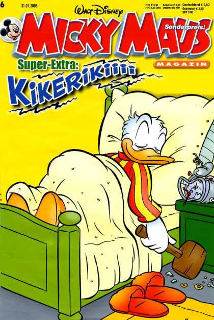 Micky Maus 2476 - Time To Wake Donald - Donald Takes A Nap - Donald Snoozes - Donald Misses His Day - Donals Sleeps