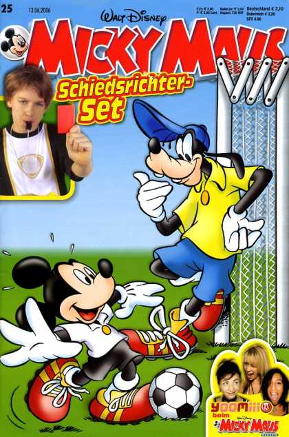 Micky Maus 2495 - Micky - Goofy - Boy - Soccer - Girls