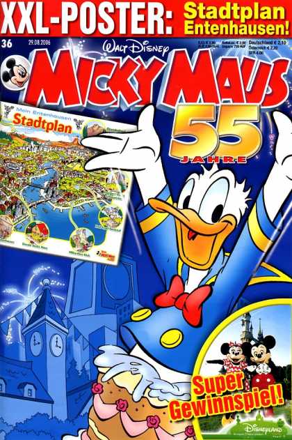 Micky Maus 2506 - At Fun Island - Micky And Donald - Free Poster - Magic Castle - Birthday Fun