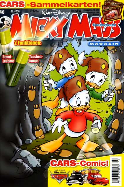 Micky Maus 2510 - Mickey Mouse - Nephews - Cave - Tracks - Investigate