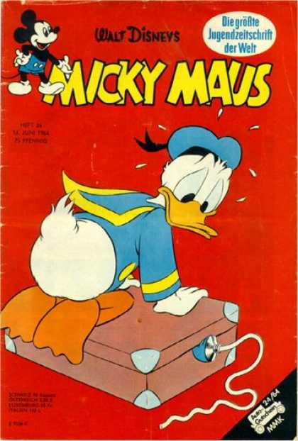 Micky Maus 443 - Mickey Mouse - German - Donald Duck - Walt Disney - Paint