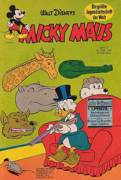 Micky Maus 488 - Ziraffe - Crocodile - Cap - Fox - Gun