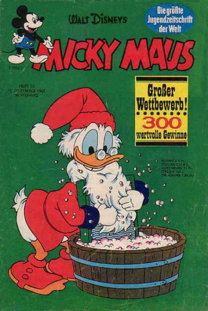 Micky Maus 521 - Donald Duck - Christmas - Walt Disney - Santa Claus - Suds