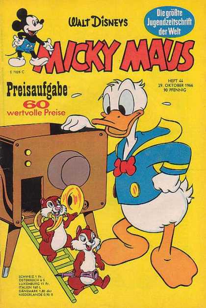 Micky Maus 567 - Walt Disneys - Donald Duck - Ladder - 60 Wertvolle Preise - Chipmunks