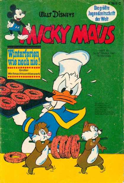 Micky Maus 626 - German Youth Cartoons - Disney Auf Deutsch - German Disney - Ducks And Donuts - Classic German Disney