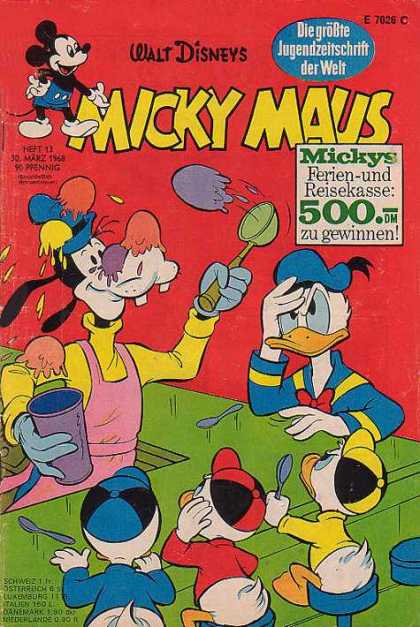 Micky Maus 641 - Goofy - Ice Cream - Donald Duck - Disney - Huey