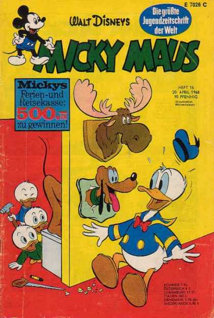 Micky Maus 644 - Moosehead - Donald Duck - Dog - Pluto - Saw